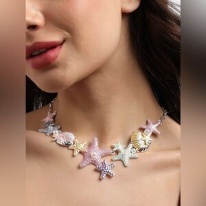 Starfish necklace N744